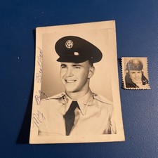 Vintage WWII Era U.S. Army Soldier Portrait Named John Allen Family Photo