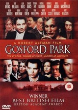 Image of GOSFORD PARK DVD NEW SEALED HELEN MIRREN CLIVE OWEN MAGGIE SMITH EMILY WATSON PB