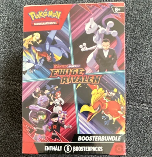 Pokémon TCG Ewige Rivalen Booster Bundle 6 Packs Deutsch Karmesin&Purpur