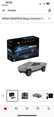 Mattel MEGA CONSTRUX Tesla CYBERTRUCK kompatibel mit Lego - 3283 Klemmsteine