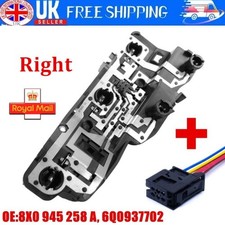 FOR 2011-16 AUDI A1 REAR RIGHT DRIVER SIDE TAIL LIGHT BULB HOLDER + WIRING PLUG