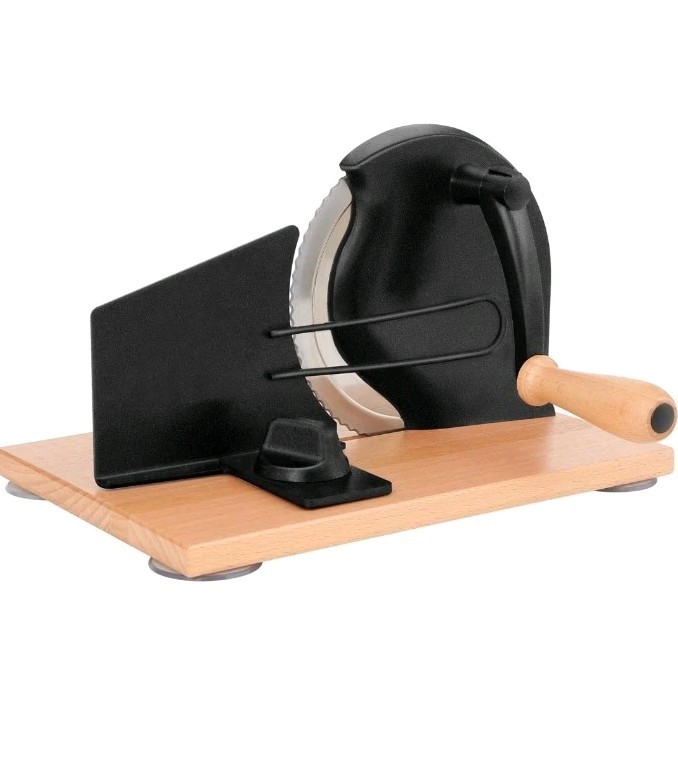 Stainless Steel Manual Bread Slicer with Adjustable Thickness