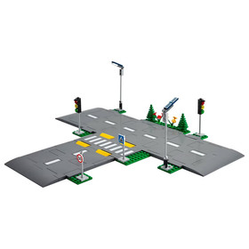 LEGO City Road Plates Building Set with Traffic Lights 60304