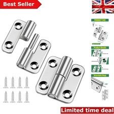 2-Pack Stainless Steel Lift Off Hinges - 1.5 Inch Silver Safety Design