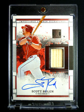 Scott Rolen 2025 Impeccable Lumber Signatures Bat relic Auto #42/99 ~Reds