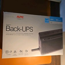 APC Back-UPS 650 Battery Backup and Surge Protector Black - BVN650M1