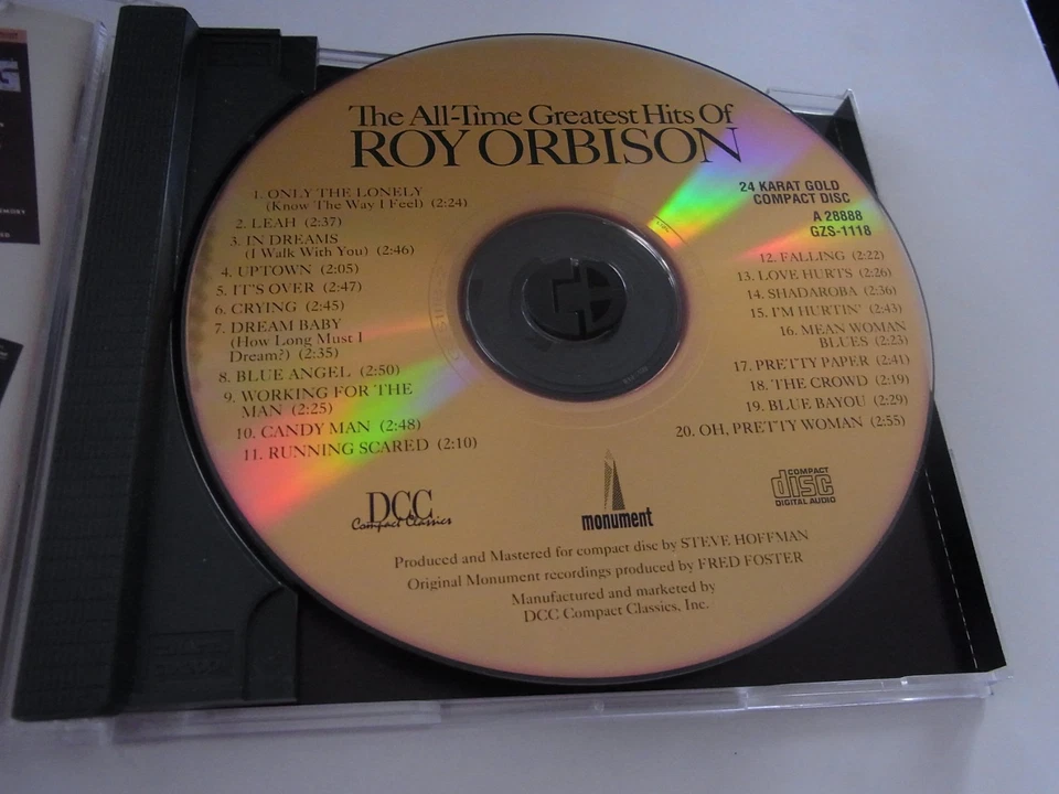 Roy Orbison / The All time Greatest Hits of DCC CD ( 24 Karat Gold ) - Bild 3 von 4