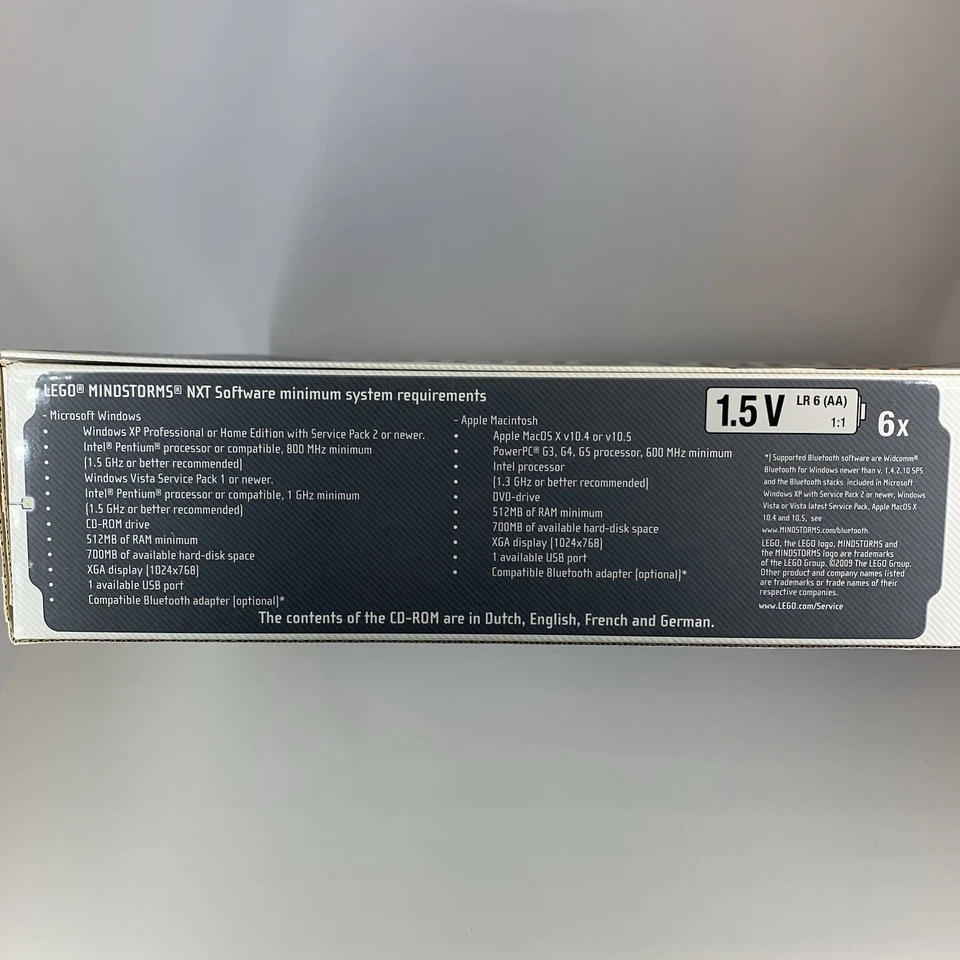 Lego Mindstorms NXT 2.0 8547 Tested Works - Missing Sticker Sheet - Image 4 of 4