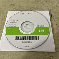 HP Officejet 7200 Series Windows 7.2 CD ROM