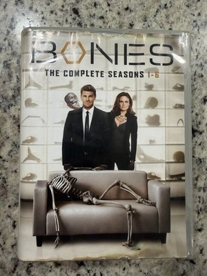 Bones: The Complete Seasons 1-6  DVD 2018 36 Disc Set