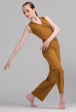Dance Pre-Owned Costume XS Adult Brown Weissman 14647 Jazz Tap Contemporary
