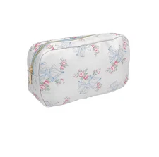 LOVE SHACK FANCY INSPIRED  BLUE Pencil Case Makeup Bag Coquette Cosmetic bag