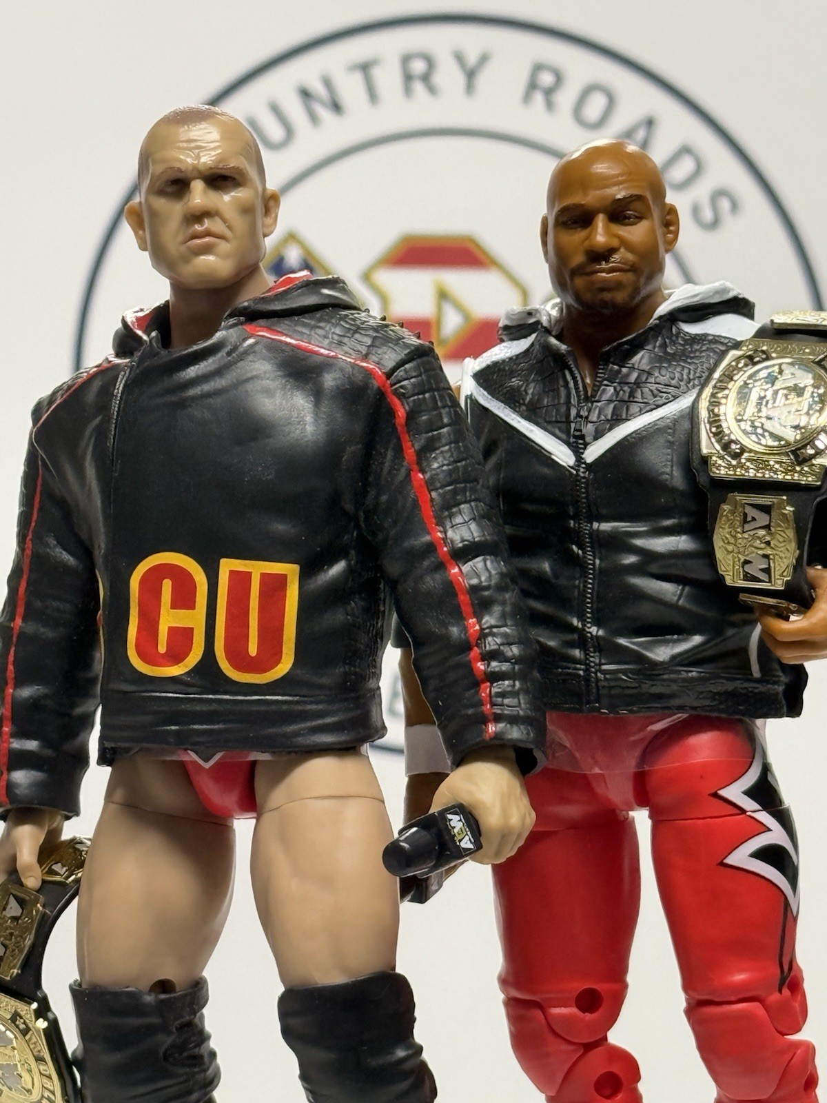 Jazwares AEW Unrivaled SCU Tag Team Pack Frankie Kazarian & Scorpio Sky Figures
