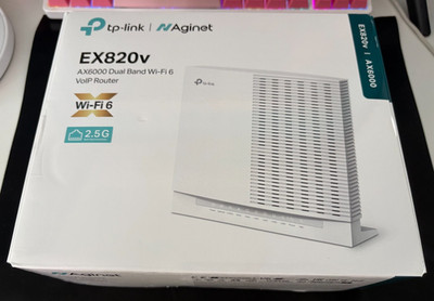 TP-Link Aginet EX820V AX6000 Dual Band Wi-Fi 6 Router
