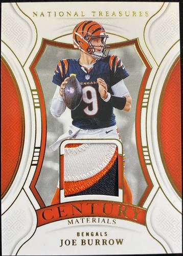 2020 Panini National Treasures Joe Burrow “The Future” RC Auto/25