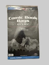 BCW Modern/Current Comics Book Bags (100 Bags Sealed)