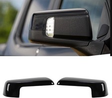 Mirror Caps Fit for 2019-2026 Chevy Silverado/GMC Sierra 1500  Gloss Black 2PCS