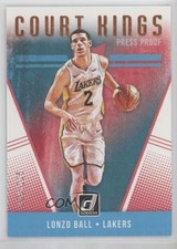 2018-19 Panini Donruss Court Kings Press Proof Orange 102/125 Lonzo Ball #22 6rq