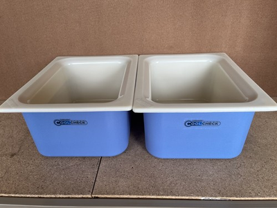 #ad Set Of 2 Carlisle Coldmaster Half Size Food Pan 6” Deep Model CM1101 6 Quart $69.99