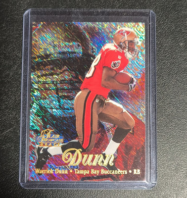 Fleer 1998 Flair Showcase Showdown Insert Warrick Dunn Seat 9 Buccaneers
