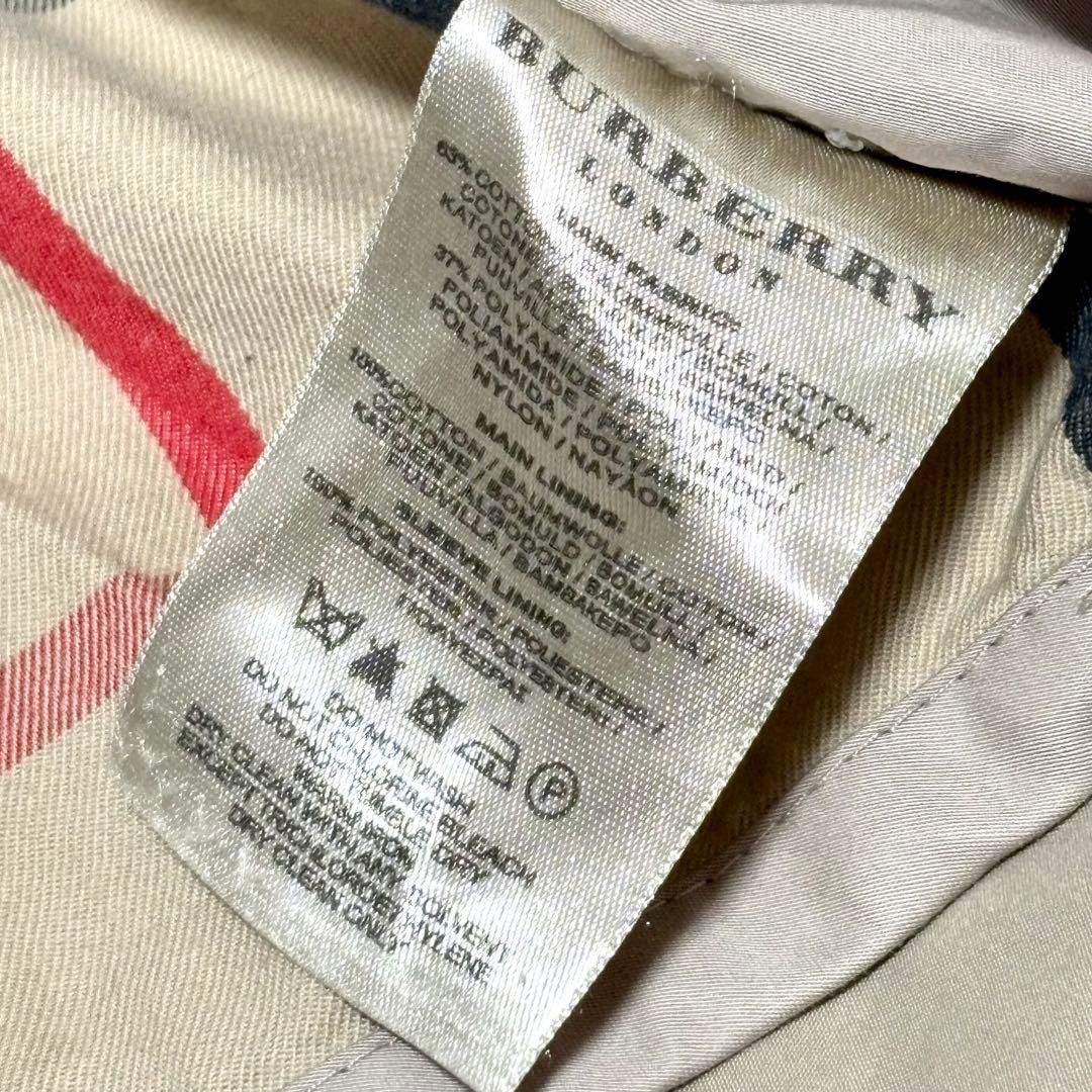 Burberry London Prorsum Trench Coat Beige Nova Check XL rare Men's From Japan thumbnail 16