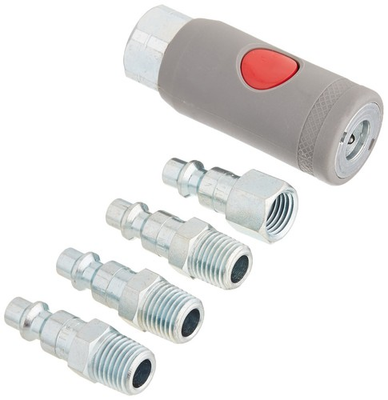 #ad Milton S 219 1 4quot; FNPT M Style Safety Coupler and Plug Kit 1 4 inch Gray $26.99