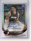 Topps 2025-26 Bowman Chrome Kel'el Ware Heat Auto Speckle Refractor /299