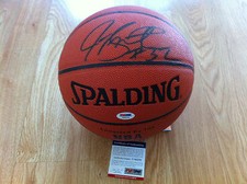 Joe Smith Warriors Signed Auto Basketball Ball PSA/DNA