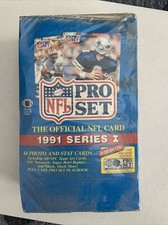 1991 Pro Set NFL Football Sealed Box Series 1  36-Packs