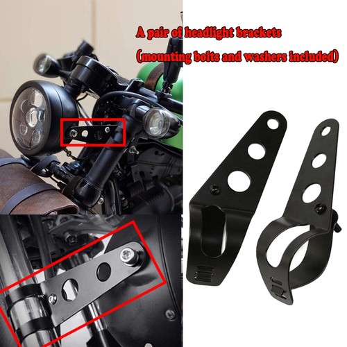 Motorcycle Headlight Mount Bracket Adjustable Fork Clamp 2231Mm Proof Non Destructive Installation For Fog Lights An Electric Spotlight Bracket - Foto 6
