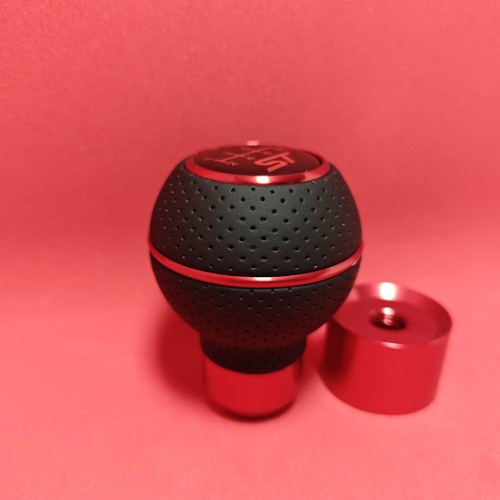 RED LEATHER 6S SPORT SHIFT GEAR KNOB for FOCUS MK1 MK2 FIESTA RS ST 2.5 TURBO SE - Picture 3 of 7