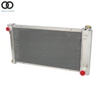 For 1967-1970 1971 1972 Chevy C10 C20 C30 K10 K20 K30 3Row Raciang Radiator
