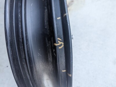 rima　0804 04-05 ZX10R BLACK OEM FRONT WHEEL RIM #0804 2004 2005 | eBay