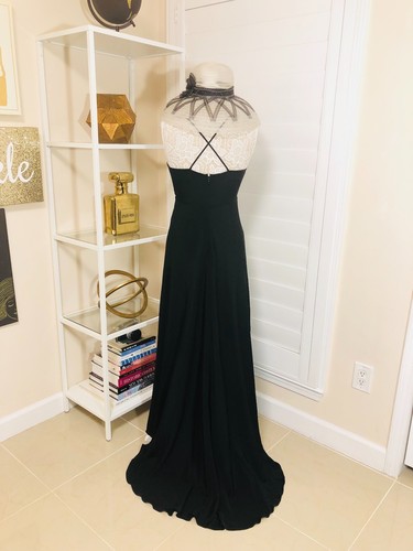 Pre-Owned Women's J.Crew Goddess Gown, Black, Sz 6 - Picture 3 of 12