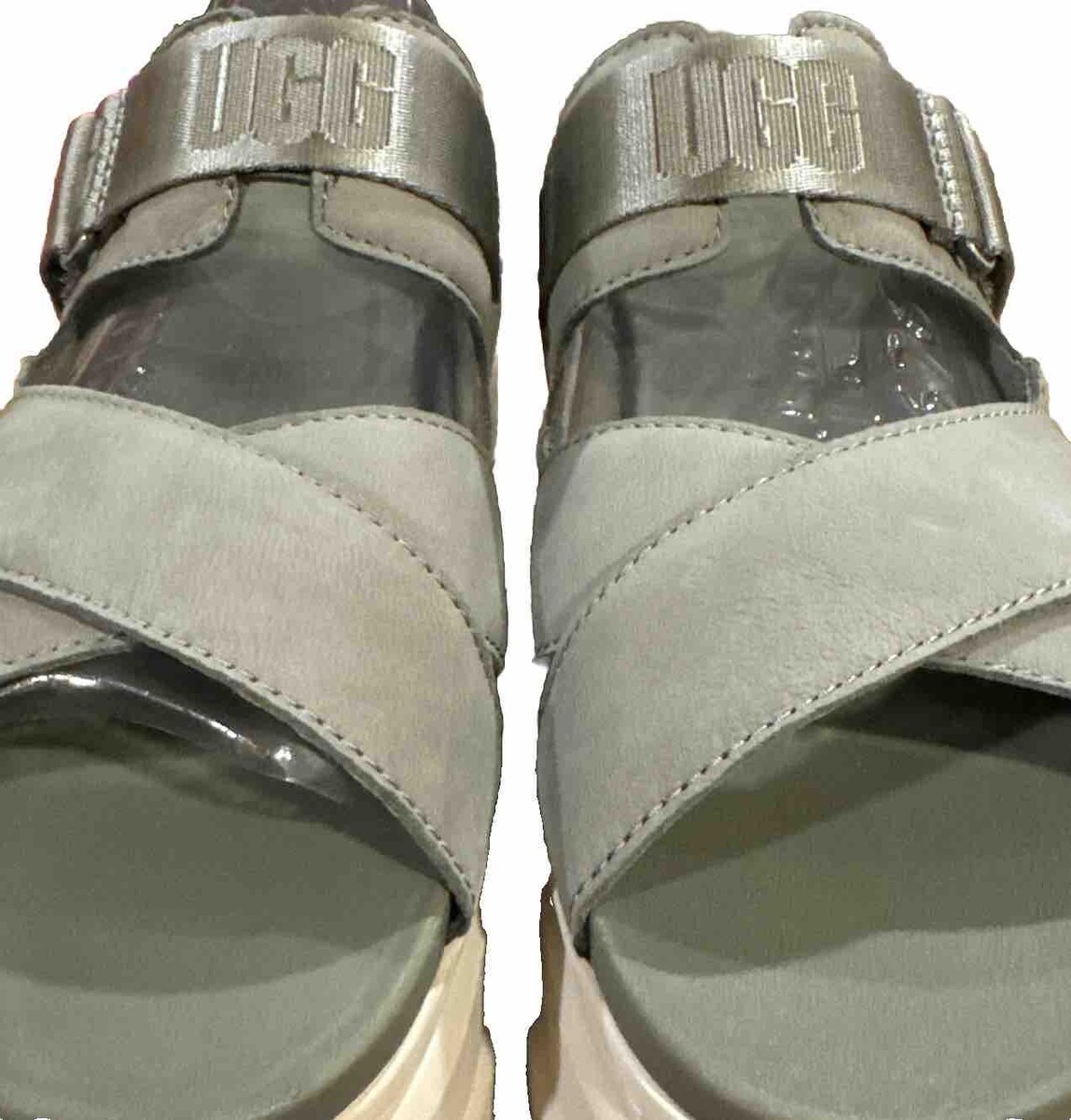 UGG ASHTON SLIDE PLATFORM LOGO SANDALS, WOMEN US 10/ EUR 41  display picture 2