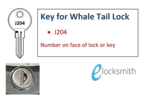 J204 Clé pour s'adapter Goliath, Serrure de la boîte à outils Sunrise Whale - FREE POST