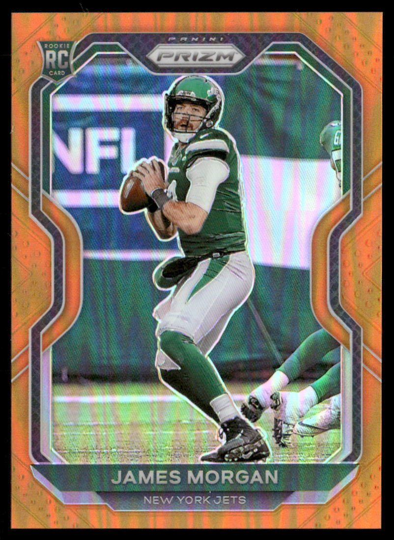 James Morgan 2020 Panini Prizm Prizm Orange #356 #/249 - New York Jets