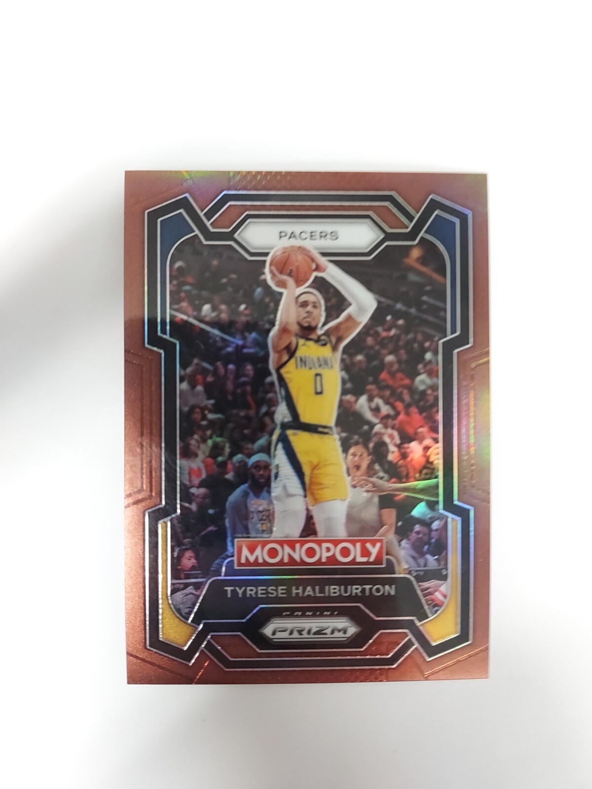 2023-24 Monopoly Prizm Tyrese Haliburton Brown Prizm #34 202/249