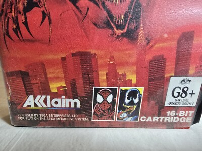 Spider-Man and Venom: Maximum Carnage SEGA Mega Drive Game Rare