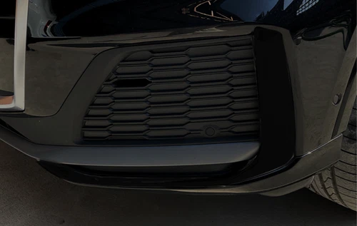 3PCS Black Titanium Front Bumper Grille Lower Strip Car Trim For Audi Q7 2020-23 - Picture 2 of 3