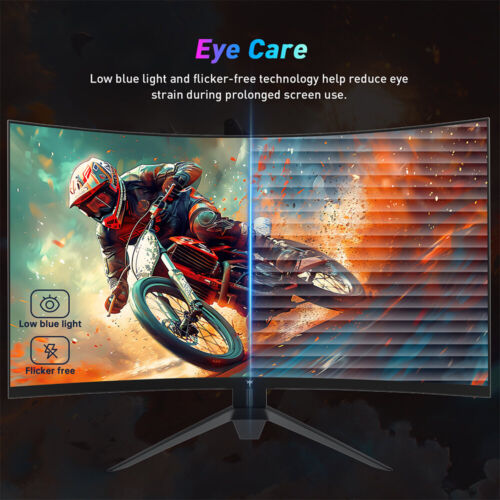 KTC H32S17F 32'' Curved Gaming Monitor, Adaptive Synchronis,Niedriges blaues - Bild 9 von 24