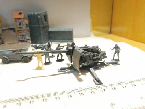 1/72 1/48 1/35 1/87 1/144 German 88 mm FLAK41 anti-aircraft gun w/7 soldiers set - Picture 2 of 6