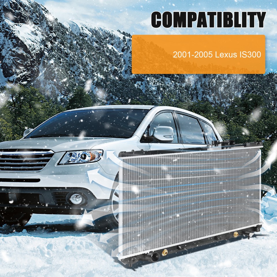 Cusco Radiator Cooling Plate | 2001-2005 Lexus IS300 (195 003 AL)