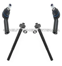 Front Tie Rod Rods INNER + OUTER LEFT + RIGHT for Jaguar X-Type C2S12013 SET 4 