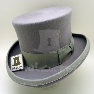 boys grey top hat