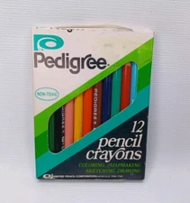Empire Pencil Co Pedigree 12 Colored Pencils Vintage