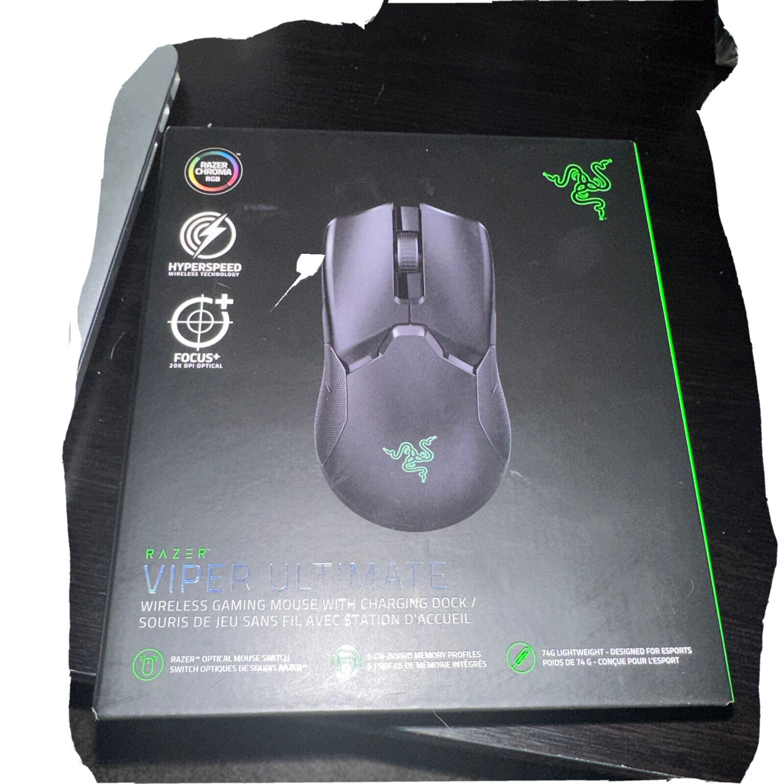 Razer Viper Ultimate Lightweight Wireless Gaming Mouse & RGB