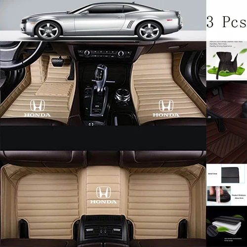 For HONDA Accord Car Floor Mats Carpet Custom FloorLiner Auto Mats 1998-2022 - Foto 6 di 43