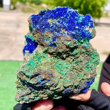249 g Best Natural Azur/Malachite Crystal Mineral Specimen