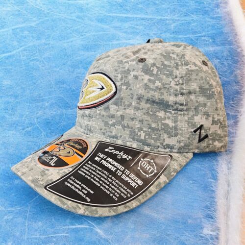 Cappello Zephyr Anaheim Ducks Clean Up OHT digitale mimetico cinturino regolabile berretto papà - Foto 2 di 10